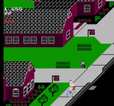 Paperboy for NES / Famicom - Crashed into a skateboarder...