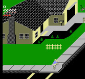 Paperboy for NES / Famicom - Game start.