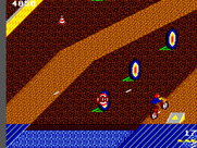 Paperboy for Sega Master System - Hit targets for bonus points.