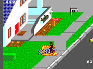 Paperboy for Sega Master System - Smack! I ran into an obstacle...