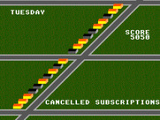 Paperboy for Sega Master System - I lost a few customers...