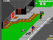 Paperboy for Sega Master System - A dog is chasing me!
