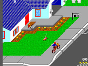 Paperboy for Sega Master System - Game start.