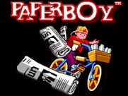 Paperboy for Sega Master System - Title screen.
