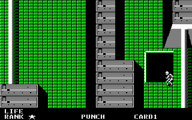 Metal Gear IBM PC/Compatibles Screenshot: I fell into a trap!