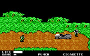 Metal Gear for IBM PC/Compatibles - The first bad guy you'll encounter...