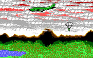 Metal Gear for IBM PC/Compatibles - Introduction sequence.