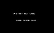 Metal Gear for IBM PC/Compatibles - The main menu.