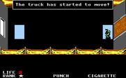 Metal Gear for IBM PC/Compatibles - Got in a truck...and it started to move!