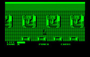 Metal Gear for IBM PC/Compatibles - Exploring a long corridor full of tanks...