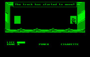 Metal Gear for IBM PC/Compatibles - The truck has started to move!