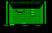 Metal Gear for IBM PC/Compatibles - I have located the gas mask.