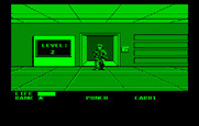 Metal Gear for IBM PC/Compatibles - Taking the elevator up to the next floor...
