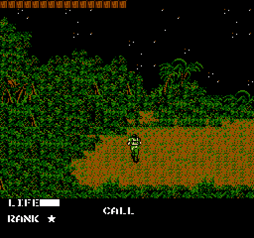 Metal Gear NES / Famicom Screenshot: Game start.