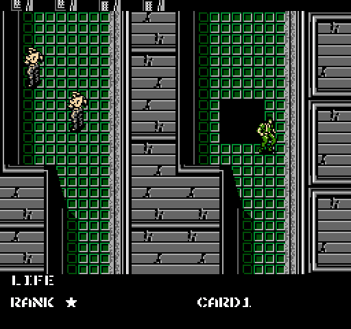 Metal Gear NES / Famicom Screenshot: Don't fall into traps!