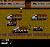 Metal Gear for NES / Famicom - Time to sneak into a building...