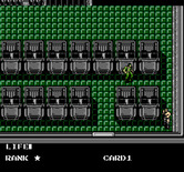 Metal Gear for NES / Famicom - Entering building #1...