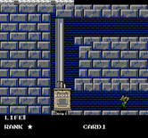Metal Gear for NES / Famicom - Take the elevator up to the next floor...