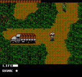 Metal Gear for NES / Famicom - A truck! I wonder if anything is in there...