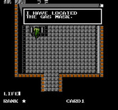 Metal Gear for NES / Famicom - Located the gas mask...useful!