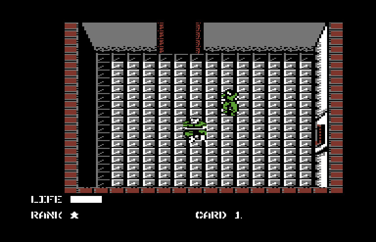 Metal Gear Commodore 64 Screenshot: Found a prisoner.