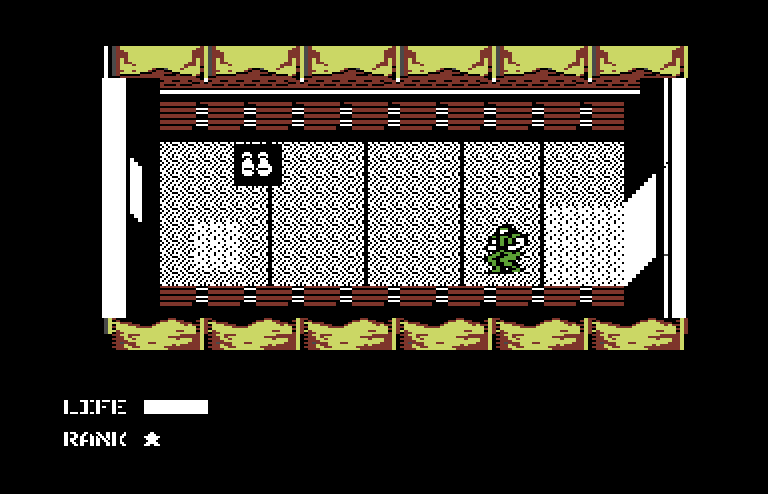 Metal Gear Commodore 64 Screenshot: Found some binoculars...