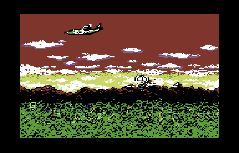 Metal Gear Commodore 64 Screenshot: Game introduction.