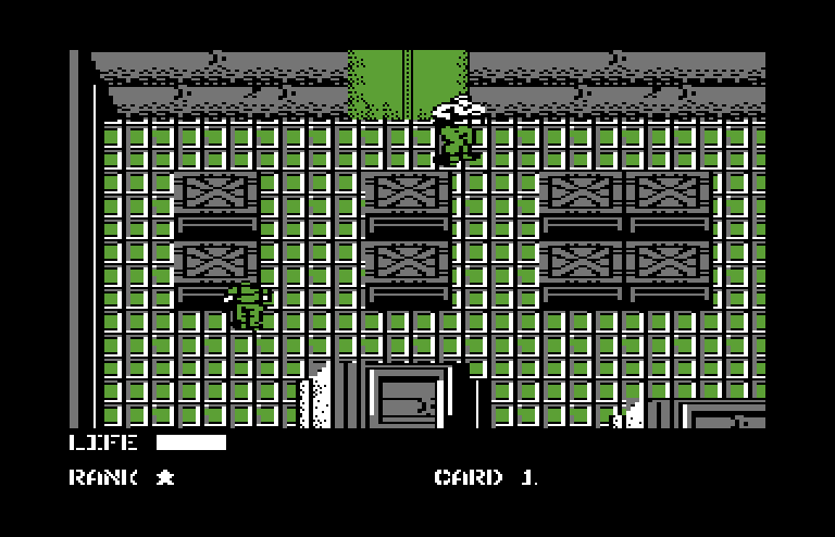 Metal Gear Commodore 64 Screenshot: Where does this door lead?