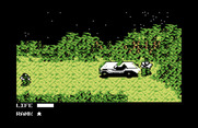 Metal Gear for Commodore 64 - I can fight this guy, or try to sneak past him...