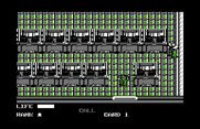 Metal Gear for Commodore 64 - First building entrance.