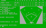 Computer Baseball for IBM PC/Compatibles - Bottom of the second inning...