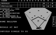 Computer Baseball for IBM PC/Compatibles - Infield single...