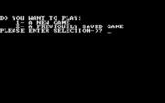 Computer Baseball for IBM PC/Compatibles - Start a new game, or continue a game?