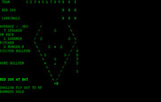 Computer Baseball for IBM PC/Compatibles - Shallow fly out, runners hold...
