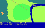 Golf's Best: St. Andrews - The Home of Golf for IBM PC/Compatibles - Putting; setting up the direction of the putt.