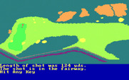 Golf's Best: St. Andrews - The Home of Golf for IBM PC/Compatibles - Overview of the previous shot.