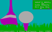 Golf's Best: St. Andrews - The Home of Golf for IBM PC/Compatibles - Title screen.