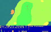 Golf's Best: St. Andrews - The Home of Golf for IBM PC/Compatibles - On the green, ready to putt.