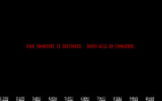 Space Guardian for IBM PC/Compatibles - Game over.