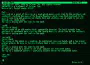Enchanter for Amstrad PCW - Picking up a few items...