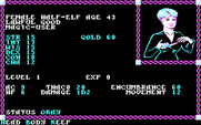 Pool of Radiance for IBM PC/Compatibles - Creating a female half-elf.