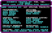 Pool of Radiance for IBM PC/Compatibles - Credits.