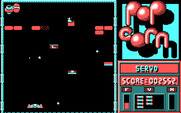 Popcorn for IBM PC/Compatibles - The force field along the bottom temporarily prevents you from losing a ball.