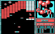 Popcorn for IBM PC/Compatibles - The white bricks can't be destroyed.