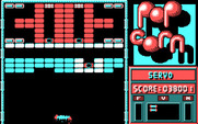 Popcorn for IBM PC/Compatibles - The paddle melts when you lose a life.