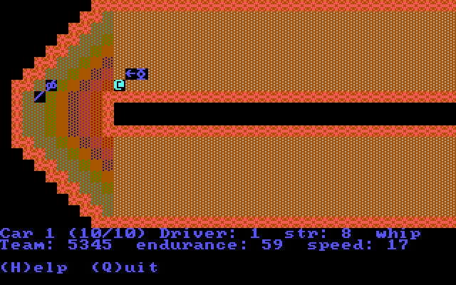 Computer Circus Maximus IBM PC/Compatibles Screenshot: Enter a command, or quit to see the results of the selected actions.
