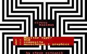 Computer Circus Maximus for IBM PC/Compatibles - Title screen.