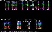 Computer Circus Maximus for IBM PC/Compatibles - You can bet on yourself or your opponents!