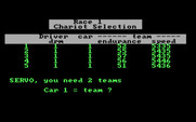 Computer Circus Maximus for IBM PC/Compatibles - Setup the teams.