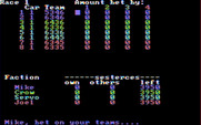 Computer Circus Maximus for IBM PC/Compatibles - Betting on the races.